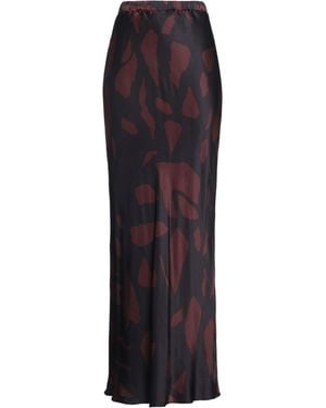 Antonelli Maxi Skirt Silk - Blue