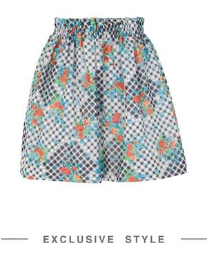 CATERINA GATTA x YOOX Minirock - Blau