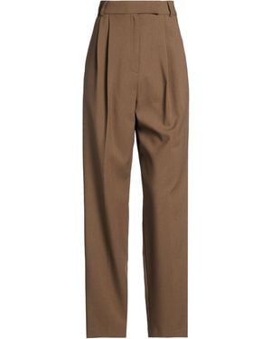 Frankie Shop Trousers Polyester, Elastane - Brown