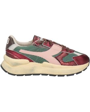 Diadora Emerald Trainers Leather, Textile Fibres - Pink