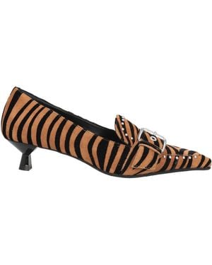 Carmens Camel Court Shoes Leather - Brown