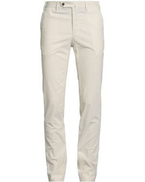 PT Torino Ivory Trousers Cotton, Elastane - Natural