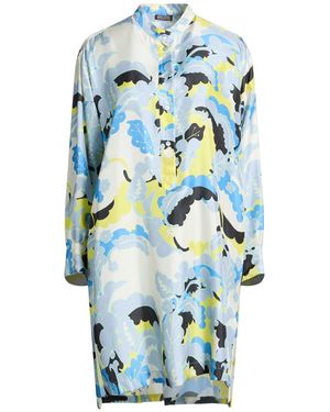 Maliparmi Mini Dress Silk - Blue