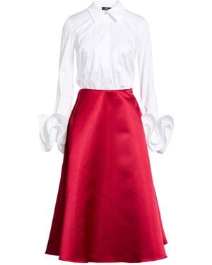 Elisabetta Franchi Midi Dresses - Red