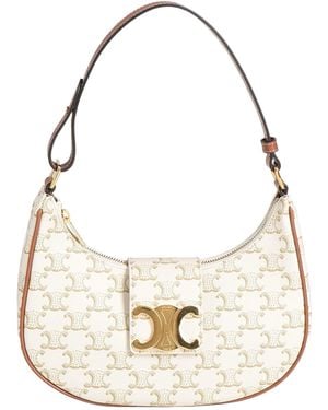 Celine Ivory Handbag Leather - Metallic
