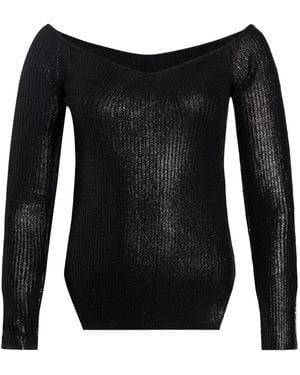 SIMONA CORSELLINI Sweater Viscose, Polyester, Polyamide - Black