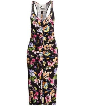 8pm Midi Dress Viscose, Elastane - White