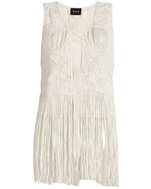Vila Cardigan Cotton - White