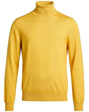 Boglioli Marigold Turtleneck Virgin Wool - Yellow