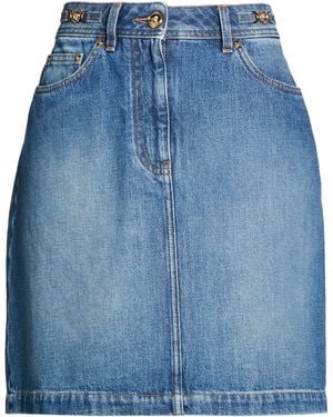 Versace Denim Skirt Cotton - Blue