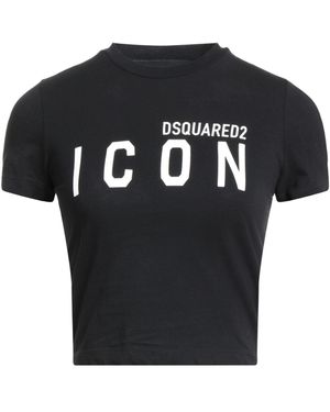 DSquared² T-Shirt Cotton - Black