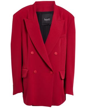 Hevò Blazer Polyester, Elastane - Red