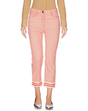 Elisabetta Franchi Trousers Cotton, Elastane - Pink