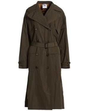 Aspesi Military Overcoat & Trench Coat Polyester - Brown