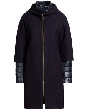 Herno Midnight Coat Wool, Polyamide, Cotton, Acetate - Blue