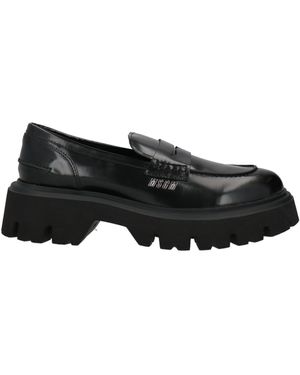 MSGM Loafers Leather - Black