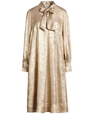 Shirtaporter Midi Dress Polyester - Natural