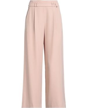 Fracomina Trousers Polyester, Elastane - Pink