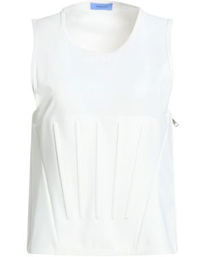 Mugler Top Polyamide, Elastane - White