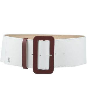 Patrizia Pepe Belt Soft Leather - White