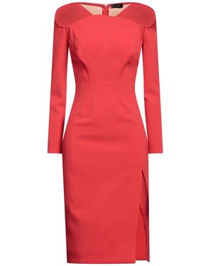 Mugler Vestito Midi - Rosso