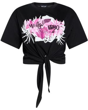 Who*s Who T-Shirt Cotton - Black