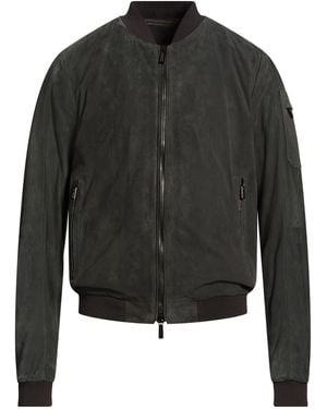 Moorer Jacket Leather - Black