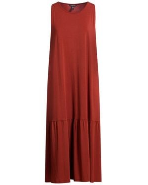 Eileen Fisher Midi Dress Tencel, Elastane - Red