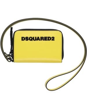 DSquared² Coin Purse Calfskin - Metallic