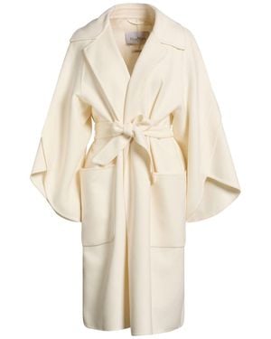 Max Mara Cream Coat Virgin Wool, Cashmere - Natural