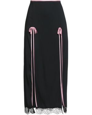 スカート Moschino Viscose And Silk Blend Midi Skirt MOSCHINO JEANS Flower Print Wrap Midi Skirt | Black | FARFETCH