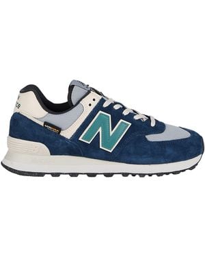 New Balance Sneakers Textile Fibers, Leather - Blue