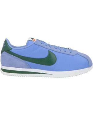 Nike Sneakers Textile Fibers, Leather - Blue