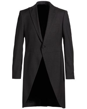 Lardini Charcoal Blazer Wool - Black