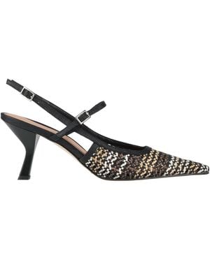 J.A.P. JOSE ANTONIO PEREIRA Court Shoes Leather - Black