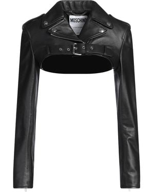 Moschino Couture Jacket Sheepskin - Black