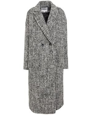 Ba&sh Coat Wool, Cotton, Acrylic, Synthetic Fibres, Polyester - Grey