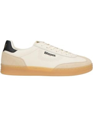 Blauer Trainers - White