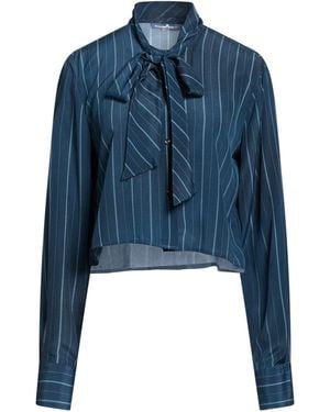 Ermanno Scervino Shirt Silk - Blue
