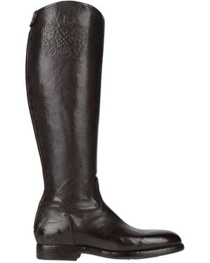 Alberto Fasciani Dark Boot Leather - Black