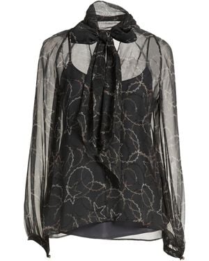 Max Mara Top Silk - Black