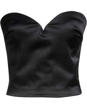 La Petite Robe Di Chiara Boni Top Polyamide, Elastane - Black