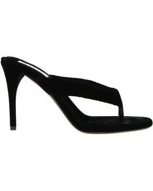 Alaïa Thong Sandal Textile Fibres - Black