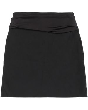 BOSS Mini Skirt Polyester, Wool, Viscose, Elastane - Black