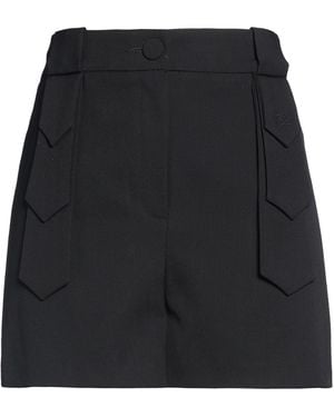 KARL LAGERFELD Shorts & Bermuda Shorts Polyester, Wool, Elastane - Black