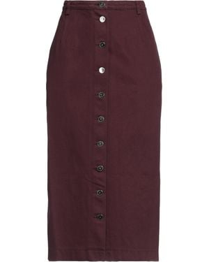 Raf Simons Denim Skirt - Purple