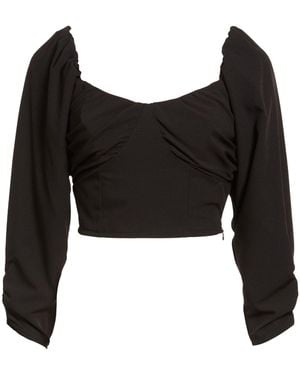 Rebel Queen Top Polyester, Elastane - Black