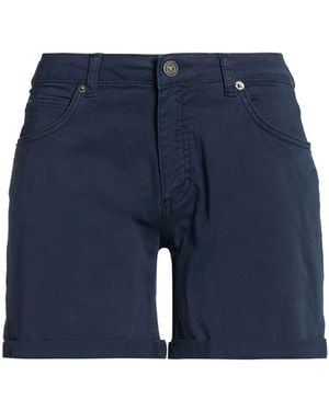 Fred Mello Shorts & Bermuda Shorts Cotton, Elastane - Blue