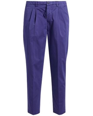 Boglioli Pants Cotton, Elastane - Blue