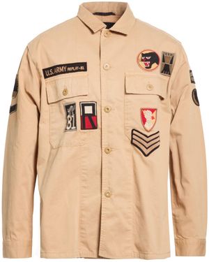 Replay Shirt Cotton - Natural
